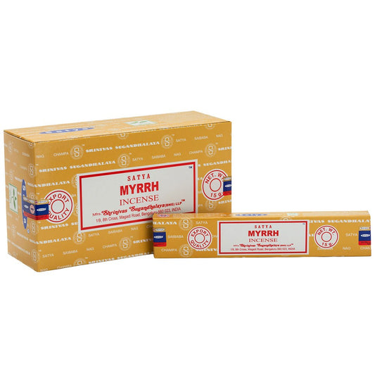 MYRRH INCENSE STICKS BY SATYA
