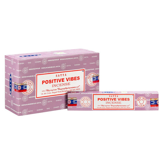 POSITIVE VIBES INCENSE STICKS BY SATYA