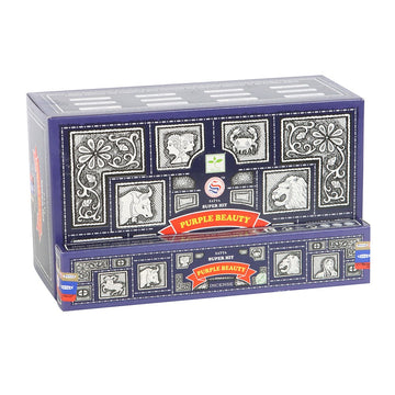 SUPERHIT PURPLE BEAUTY INCENSE STICKS BY SATYA