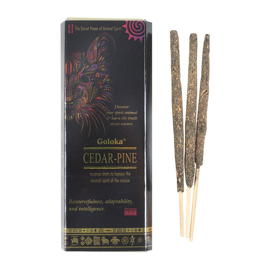 GOLOKA ANIMAL SPIRIT CEDAR-PINE INCENSE SHOTS PACK