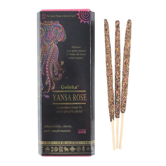 GOLOKA ANIMAL SPIRIT YANSA ROSE INCENSE SHOTS PACK