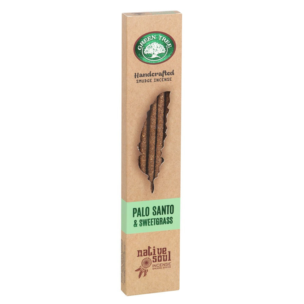 PALO SANTO & SWEET GRASS SMUDGE INCENSE STICKS