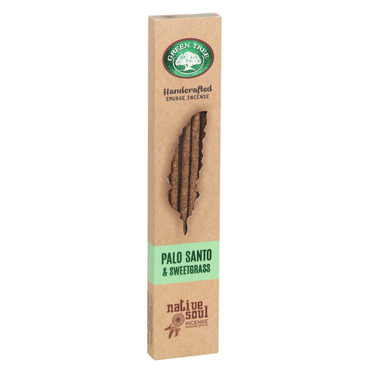 PALO SANTO & SWEET GRASS SMUDGE INCENSE STICKS