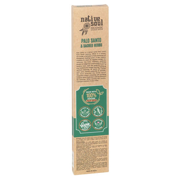 PALO SANTO & SACRED HERBS SMUDGE INCENSE STICKS