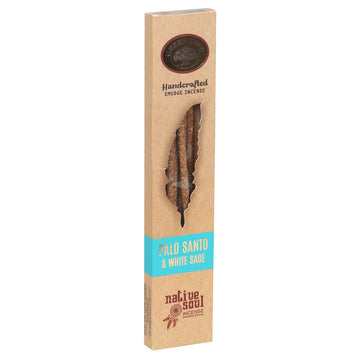 PALO SANTO & WHITE SAGE SMUDGE INCENSE STICKS