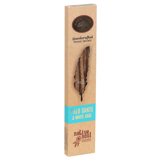 PALO SANTO & WHITE SAGE SMUDGE INCENSE STICKS