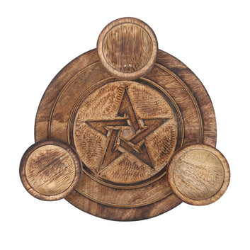 PENTAGRAM TEA LIGHT CANDLE HOLDER