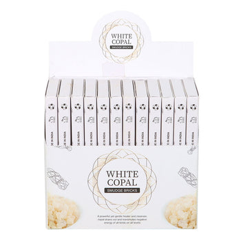 GREEN TREE COPAL SMUDGE BRICKS WITH HOLDER