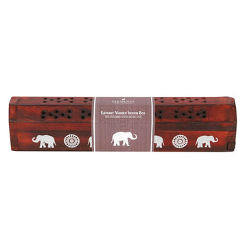 ELEPHANT WOODEN ROSEWOOD INCENSE BOX SET