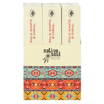 NATIVE SOUL COPAL & PALO SANTO INCENSE STICKS