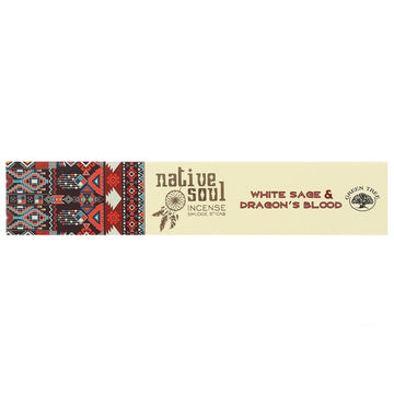 NATIVE SOUL WHITE SAGE & DRAGON'S BLOOD INCENSE STICKS