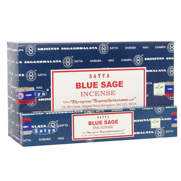 BLUE SAGE INCENSE STICKS BY SATYA