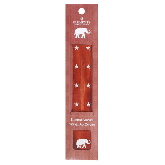 ELEPHANT WOODEN INCENSE ASH CATCHER