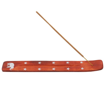 ELEPHANT WOODEN INCENSE ASH CATCHER