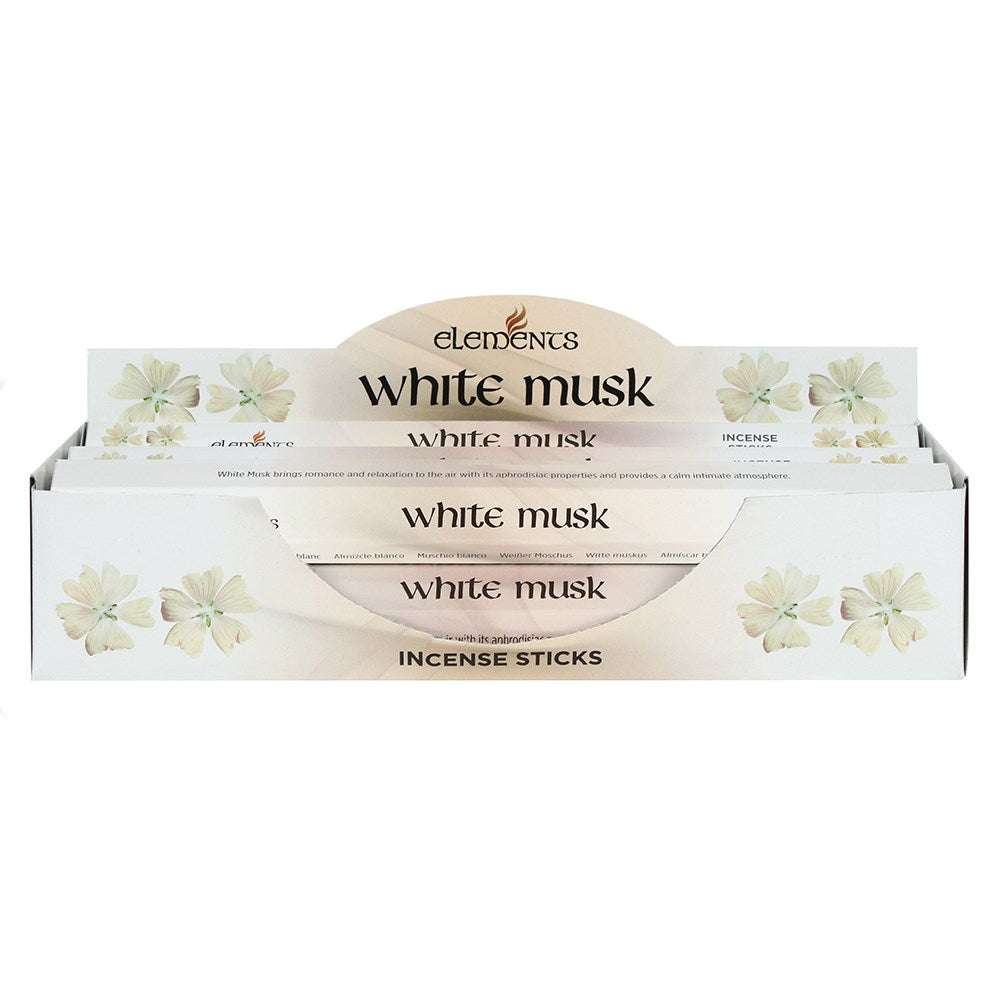 ELEMENTS WHITE MUSK INCENSE STICKS