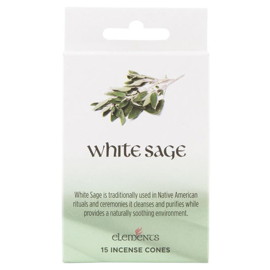 ELEMENTS WHITE SAGE INCENSE CONES