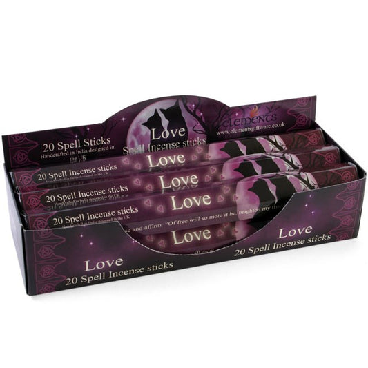 LOVE SPELL INCENSE STICKS BY LISA PARKER