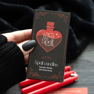 SET OF 3 LOVE SPELL CANDLES IN A BOX