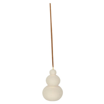 CREAM SPECKLE BALANCING STONES INCENSE STICK HOLDER