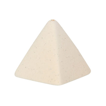 CREAM SPECKLE PYRAMID INCENSE STICK HOLDER