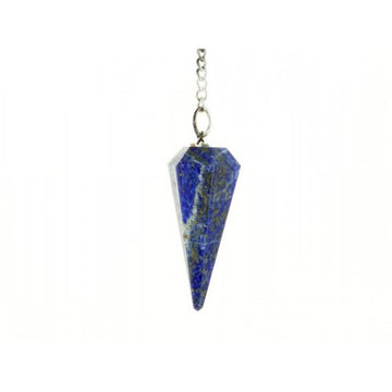 Lapis Lazuli Faceted Cone Pendulum