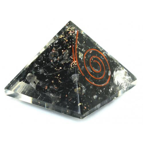 Tourmaline, Black Orgone Pyramid 40