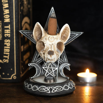 OUIJA CAT BACKFLOW INCENSE BURNER