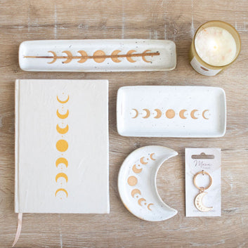 MOON PHASE CERAMIC ASH CATCHER