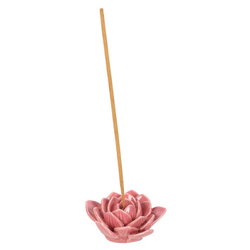 PINK WATER LILY INCENSE STICK HOLDER