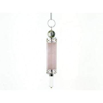 Rose Quartz Indian Wand Pendulum