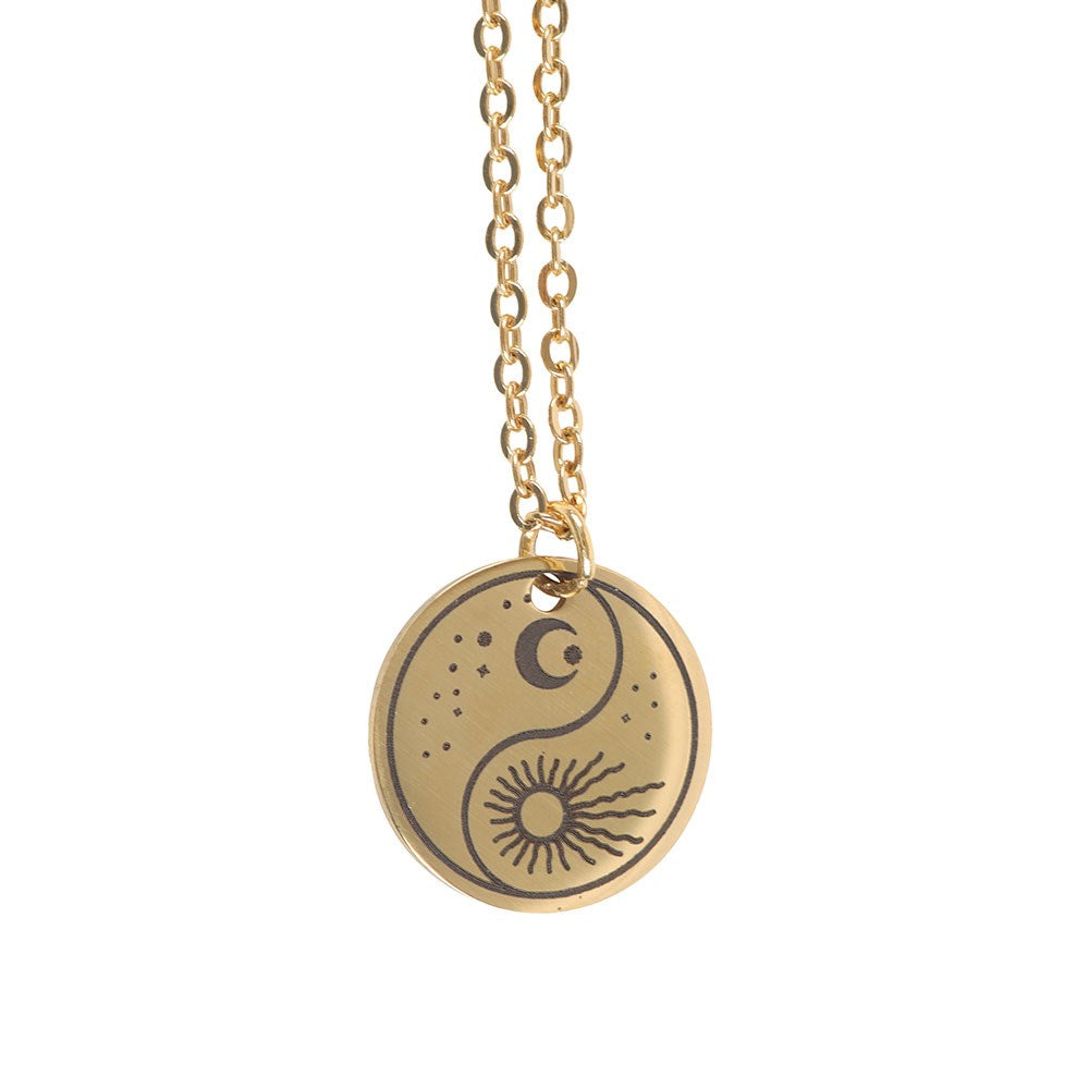 YIN YANG PENDANT NECKLACE