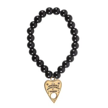 TALKING BOARD PLANCHETTE BEADED CHARM BRACELET