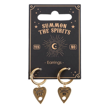 TALKING BOARD PLANCHETTE EARRINGS