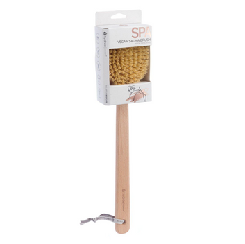 HYDREA LONDON VEGAN LONG-HANDLED DRY BODY BRUSH – FSC® CERTIFIED BEECHWOOD WITH CACTUS BRISTLE