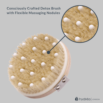 HYDREA LONDON DETOX BODY BRUSH NATURAL BRISTLE
