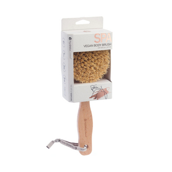 HYDREA LONDON CLASSIC VEGAN DRY BODY BRUSH CACTUS BRISTLE FSC® CERTIFIED BEECHWOOD
