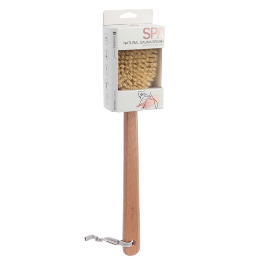 HYDREA LONDON LONG-HANDLED WET & DRY BODY BRUSH – FSC® CERTIFIED BEECHWOOD WITH NATURAL BRISTLE