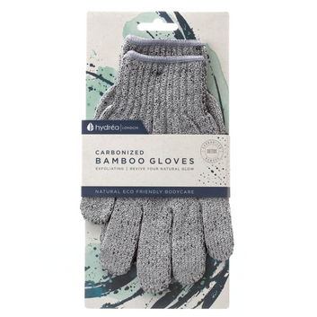 HYDREA LONDON CARBONIZED BAMBOO EXFOLIATING GLOVES
