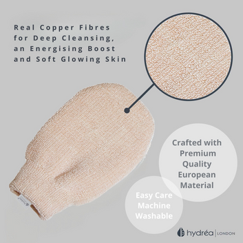 HYDREA LONDON COPPER + COTTON SPA MITT