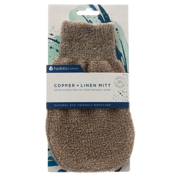 HYDREA LONDON COPPER + LINEN SPA MITT