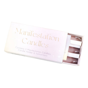 3 MANIFESTATION SPELL CANDLES IN A BOX