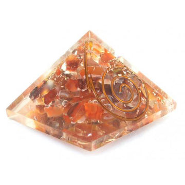 Carnelian Orgone Pyramid 40