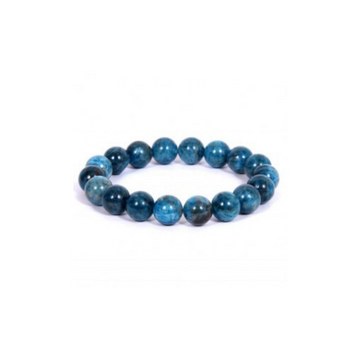 APATITE 10MM GRADE (A) NATURAL ROUND BEADS
