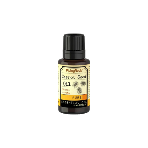 Carrot Seed Pure Essential Oil (GC/MS Tested), 1/2 fl oz (15 mL) Dropper Bottle