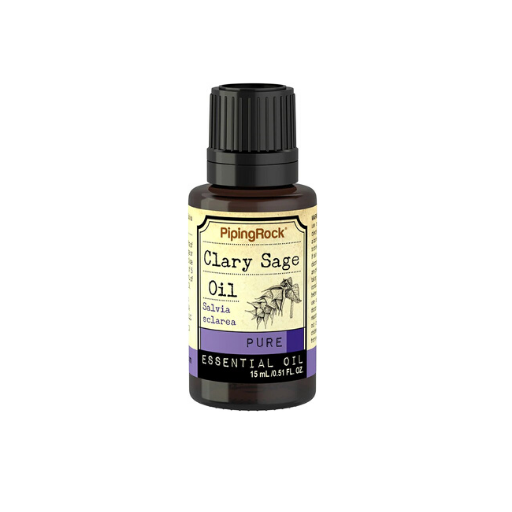 Clary Sage Pure Essential Oil (GC/MS Tested), 1/2 fl oz (15 mL) Dropper Bottle