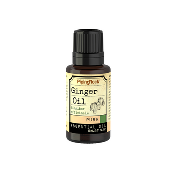Ginger Root Pure Essential Oil (GC/MS Tested), 1/2 fl oz (15 mL) Dropper Bottle