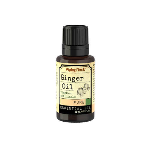 Ginger Root Pure Essential Oil (GC/MS Tested), 1/2 fl oz (15 mL) Dropper Bottle