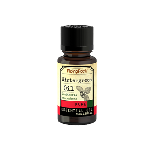 Wintergreen Pure Essential Oil (GC/MS Tested), 1/2 fl oz (15 mL) Dropper Bottle