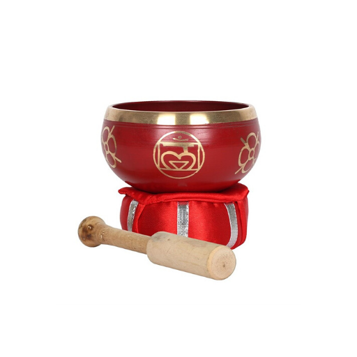 RED ROOT CHAKRA BRASS SINGING BOWL