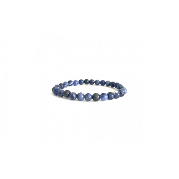 SODALITE 4MM GRADE (A) NATURAL ROUND BEADS
